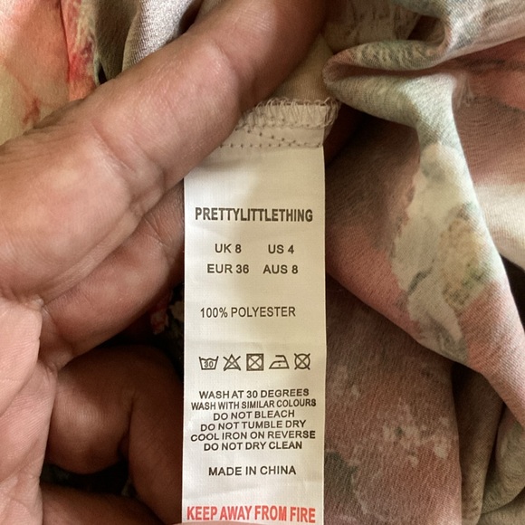 Colorful Floral Button-Up Shirt and Pants Set - Picture 4 of 4